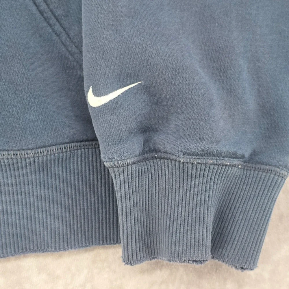 Vtg Nike The Athletic Dept Hoodie Mens Medium Blue Distressed Thrashed Pullover